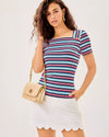 Multi Firecracker Yarn Dye Stripe