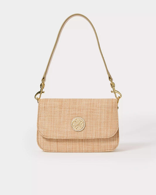 Paley Straw Shoulder Bag | Lilly Pulitzer Accessories