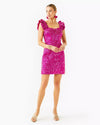 Passion Fruit Pink Petal Party Metallic Brocade