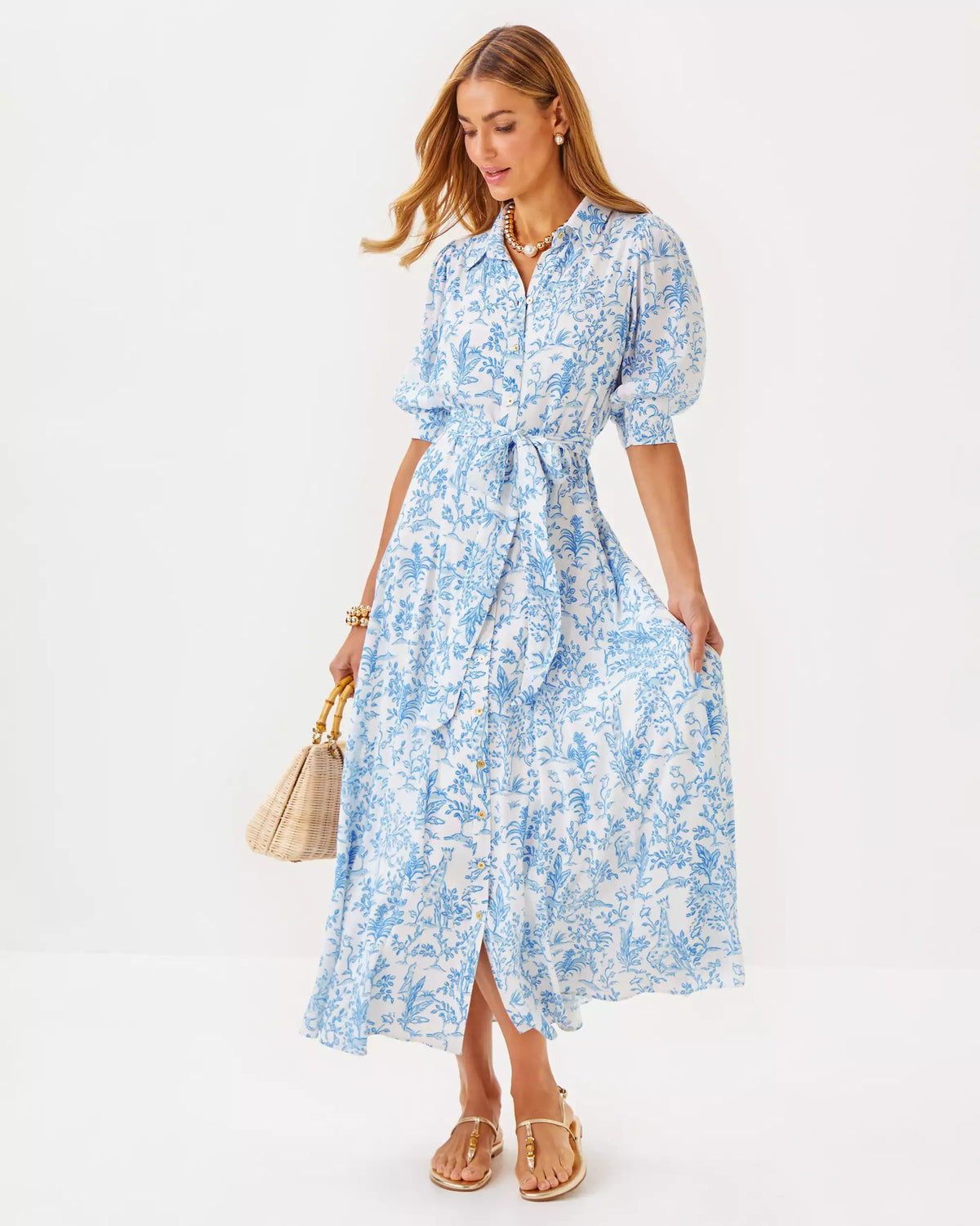 Larkyn Midi Shirtdress | Lilly Pulitzer Dresses|Women