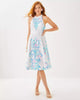 Resort White Gianne Dress Applique Layout