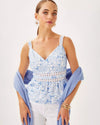 Sunwashed Blue Sunshowers Embroidery