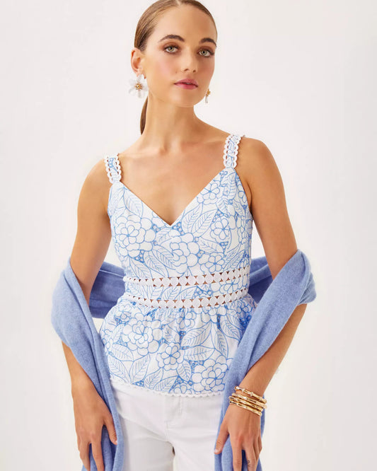 Tiah Eyelet Top | Lilly Pulitzer Women