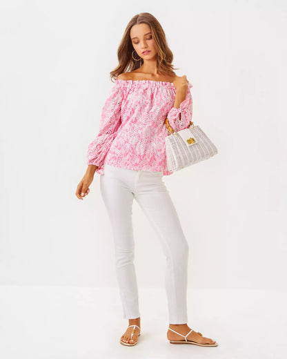 Jamielynn Off-the-Shoulder Top | Lilly Pulitzer Women