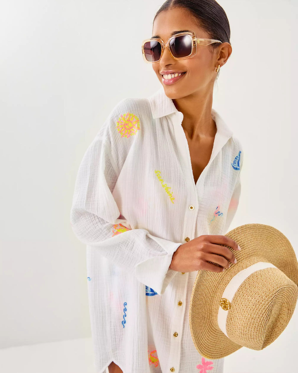 Kwitney Long Sleeve Cover-Up | Lilly Pulitzer Women|Swim