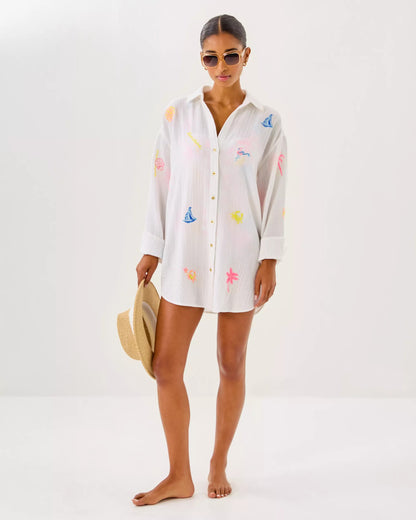 Kwitney Long Sleeve Cover-Up | Lilly Pulitzer Women|Swim