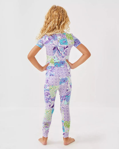 Girls Sammy Short Sleeve Pajama Set | Lilly Pulitzer Girls
