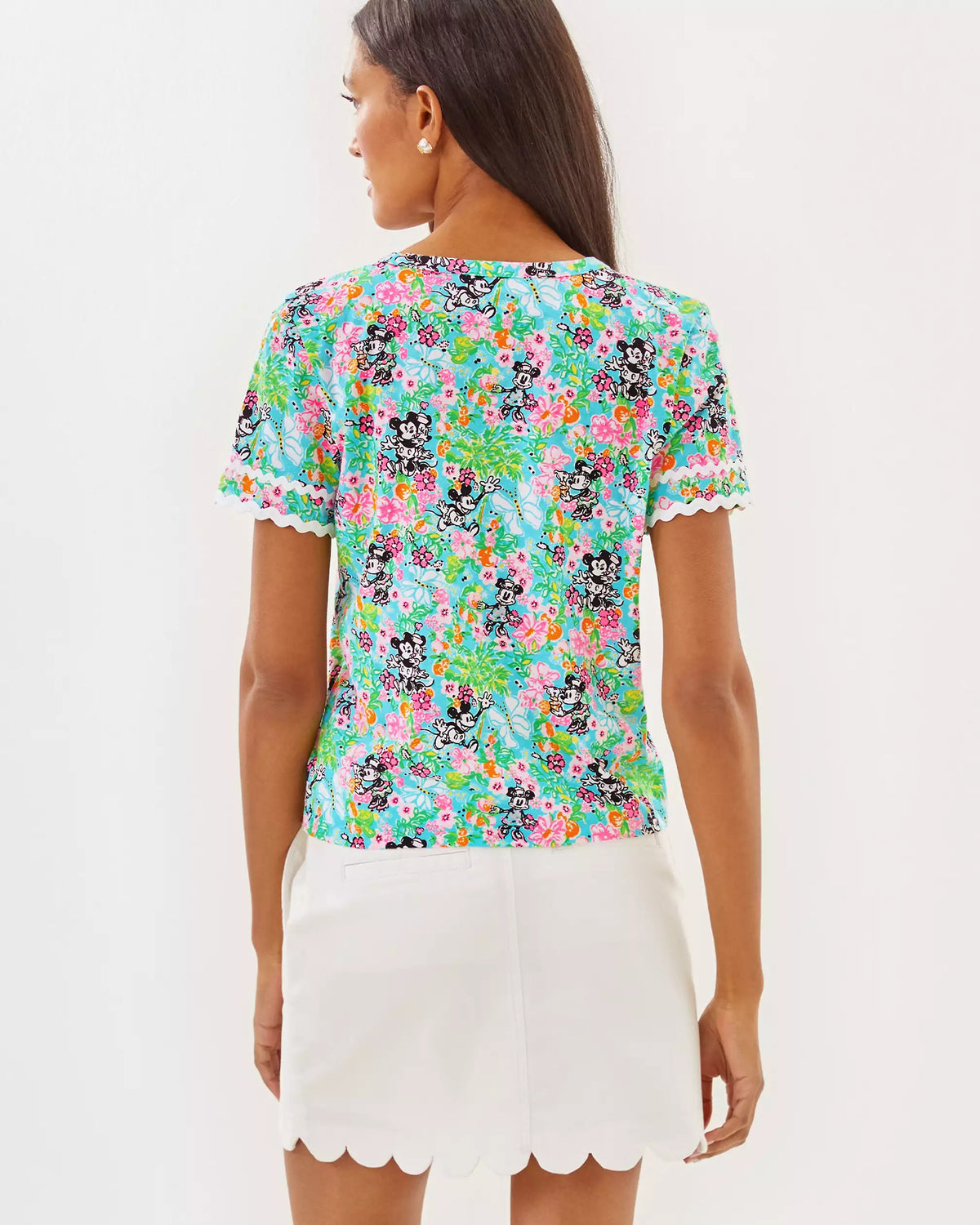 Lilly Hearts Disney Clairmont Trimmed Knit Top | Lilly Pulitzer Women