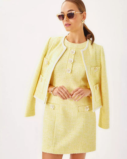 Margarete Boucle Skirted Romper | Lilly Pulitzer Women|Dresses