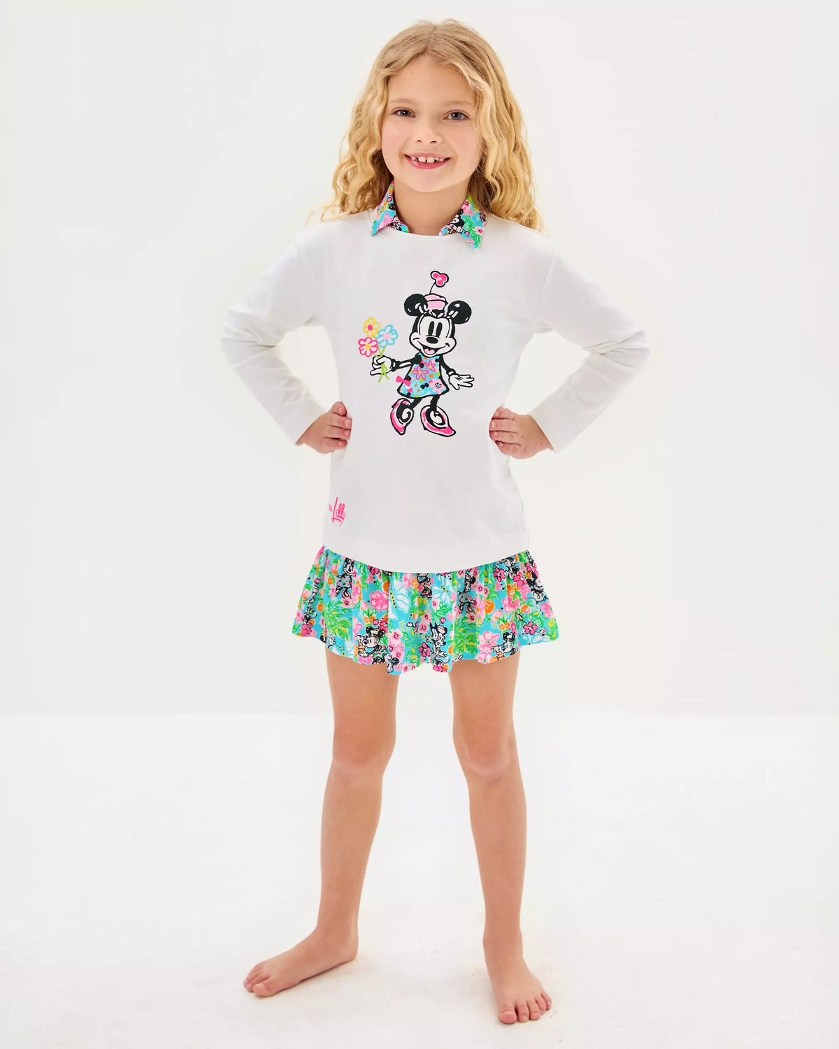 Lilly Hearts Disney Girls Mini Ballad Sweatshirt | Lilly Pulitzer Girls
