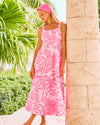 Resort White Sunny Side Up Engineered Woven Dress