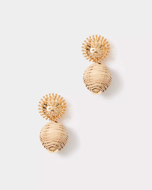 Summer Shorelines Wicker Earrings | Lilly Pulitzer Accessories