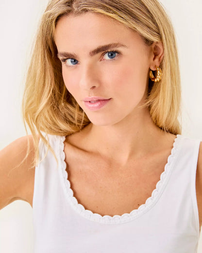 Gabbie Crochet Trimmed Knit Tank Top | Lilly Pulitzer Women