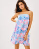 Multi Elephant Splash Engineered Woven Dress