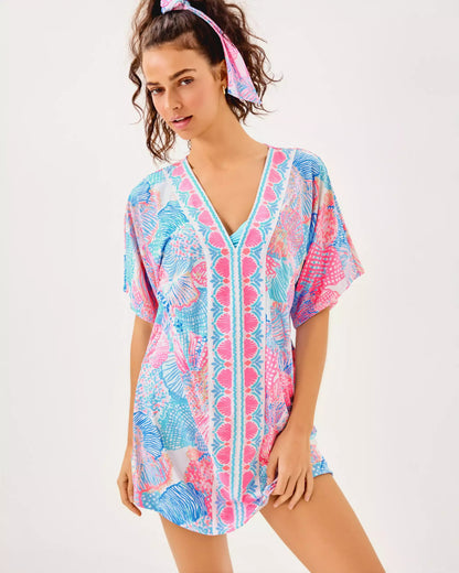 Malachi V-Neck Cover-Up | Lilly Pulitzer Women|Swim