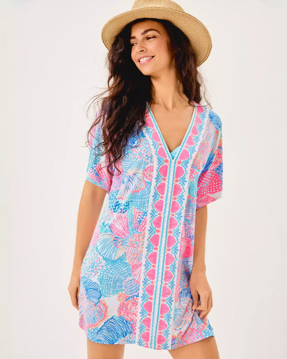 Malachi V-Neck Cover-Up | Lilly Pulitzer Women|Swim