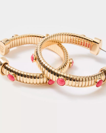 Sunbelievable Hoop Earrings | Lilly Pulitzer Accessories