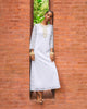 Resort White Butterfly Medallion Lace