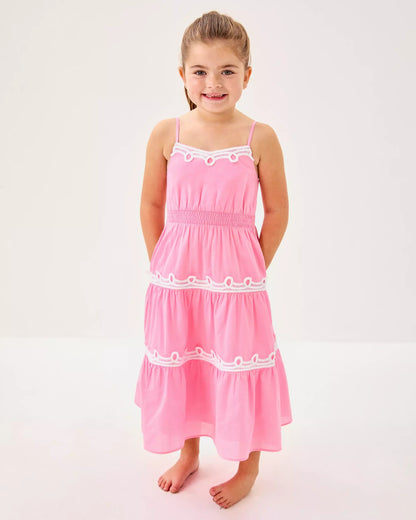 Girls Mini Zanna Midi Dress | Lilly Pulitzer Girls