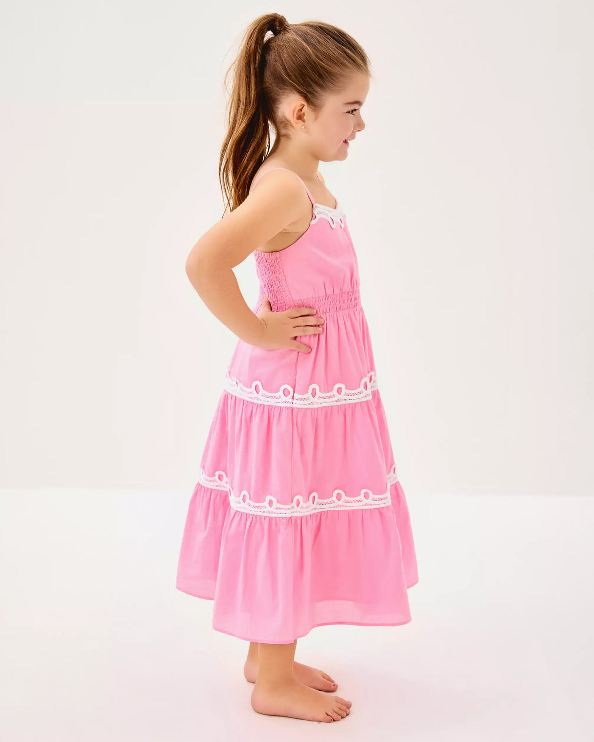 Girls Mini Zanna Midi Dress | Lilly Pulitzer Girls