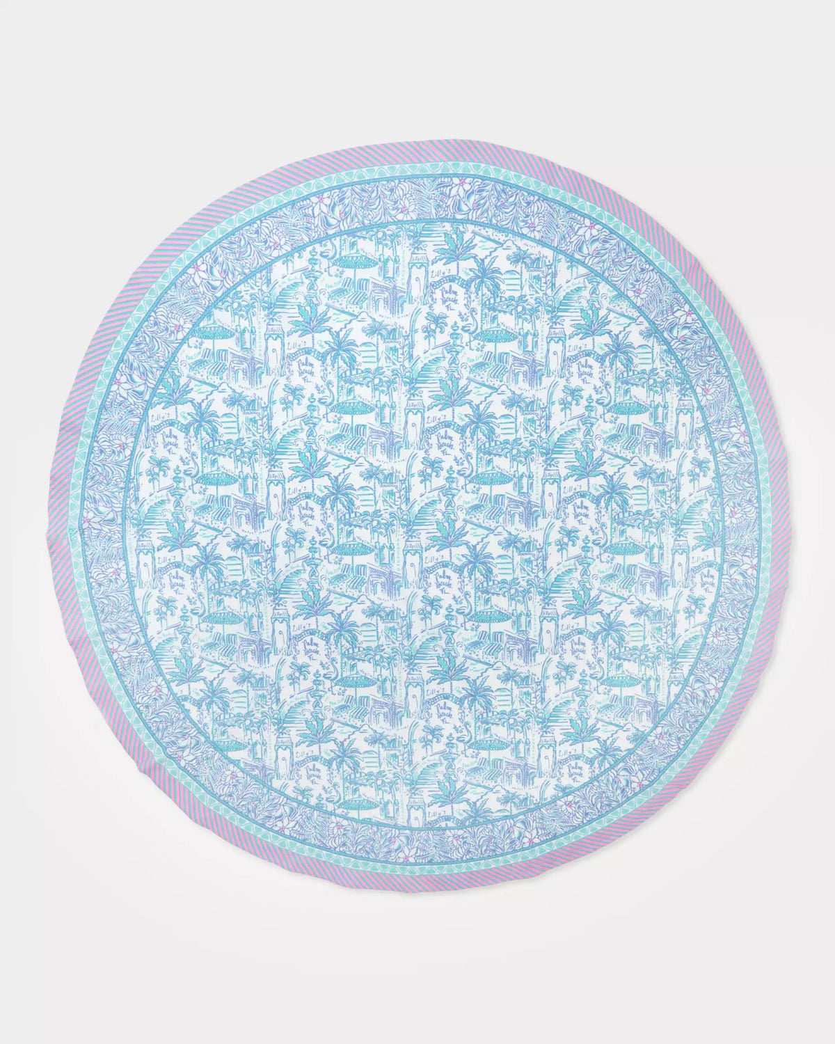 Round Printed Tablecloth | Lilly Pulitzer Home