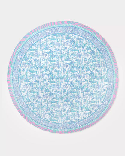 Round Printed Tablecloth | Lilly Pulitzer Home