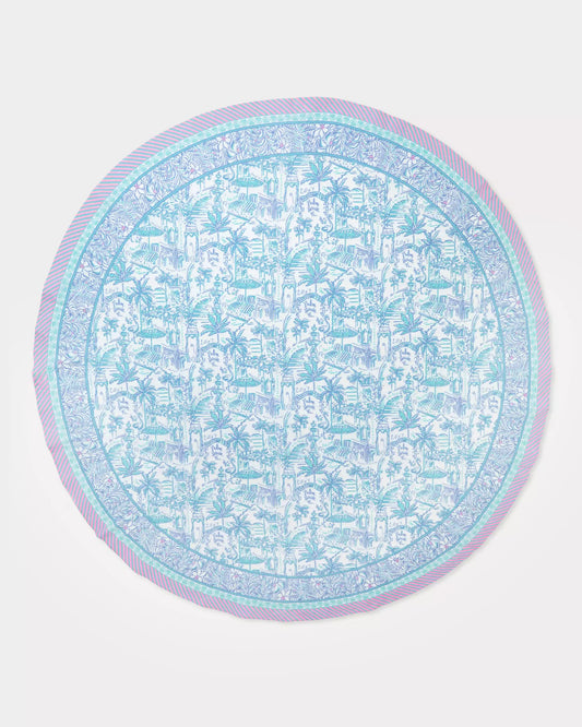 Round Printed Tablecloth | Lilly Pulitzer Home