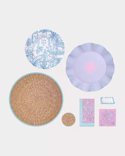 Round Printed Tablecloth | Lilly Pulitzer Home