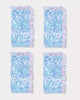 Fresh Water Blue X Conch Shell Pink Stripe Napkin