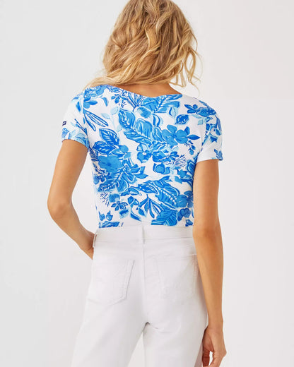 Lilly x Saint James Garde Cote MC Top | Lilly Pulitzer Women