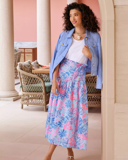 Corina Cotton Midi Skirt | Lilly Pulitzer Women
