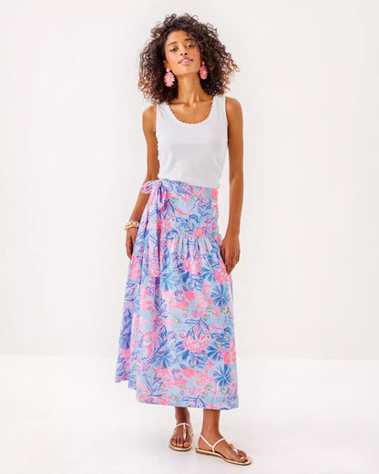Corina Cotton Midi Skirt | Lilly Pulitzer Women