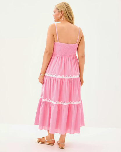 Zanna Cotton Midi Dress | Lilly Pulitzer Dresses|Women