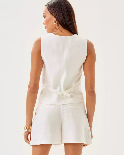 Bleecker Linen Vest | Lilly Pulitzer Women