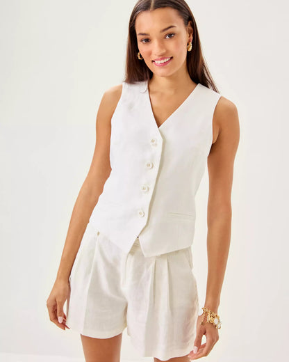Bleecker Linen Vest | Lilly Pulitzer Women