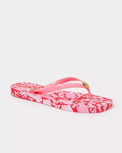 Sandsational Square Toe Flip Flop | Lilly Pulitzer Accessories