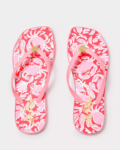 Sandsational Square Toe Flip Flop | Lilly Pulitzer Accessories