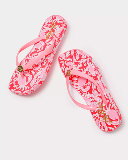Sandsational Square Toe Flip Flop | Lilly Pulitzer Accessories