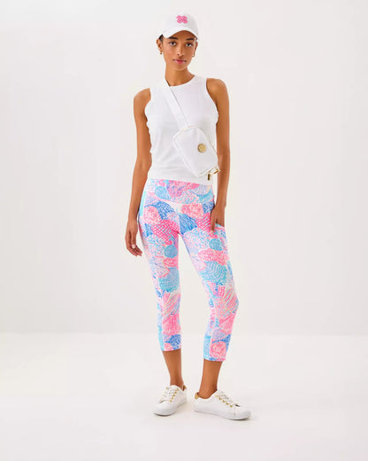 UPF 50+ Luxletic 21" Weekender High Rise Crop Legging | Lilly Pulitzer Women|Active