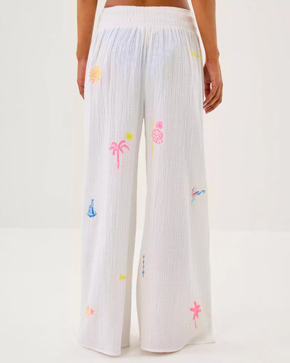 29" Enzo Embroidered Pant Cover-Up | Lilly Pulitzer Women|Swim