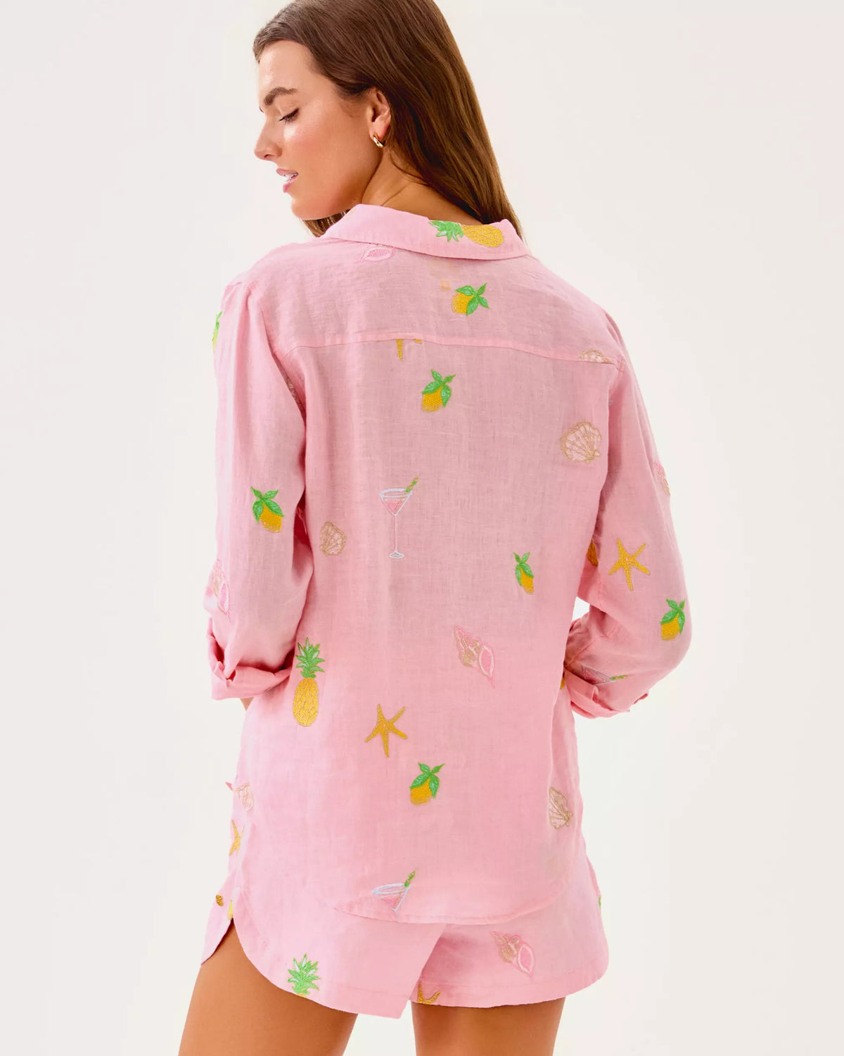 Sea View Linen Button Down Top | Lilly Pulitzer Women