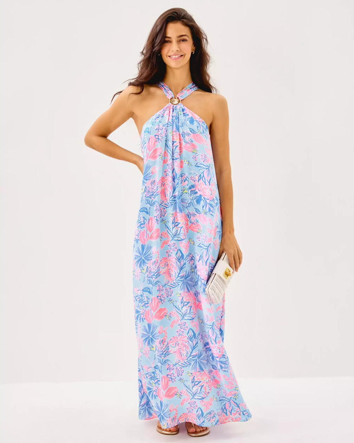 Clairabel Silk Maxi Dress | Lilly Pulitzer Dresses|Women
