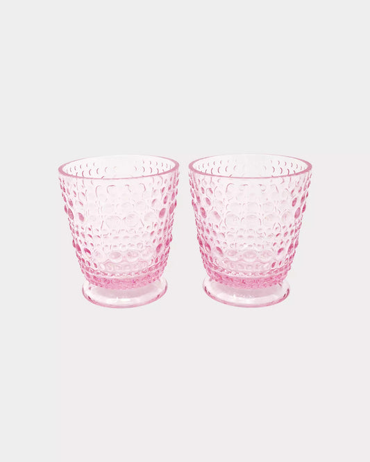 Acrylic Hobnail Glasses | Lilly Pulitzer Home