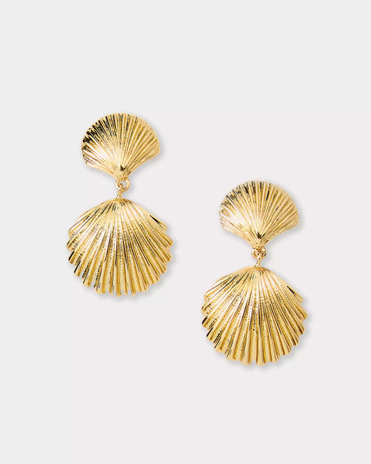 Loren Hope De la Mer Shell Earrings | Lilly Pulitzer Accessories